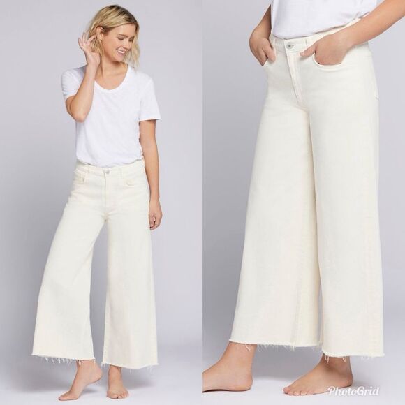 Revolve Current / Elliot THE DUSTY WIDE LEG JEAN - Picture 1 of 7
